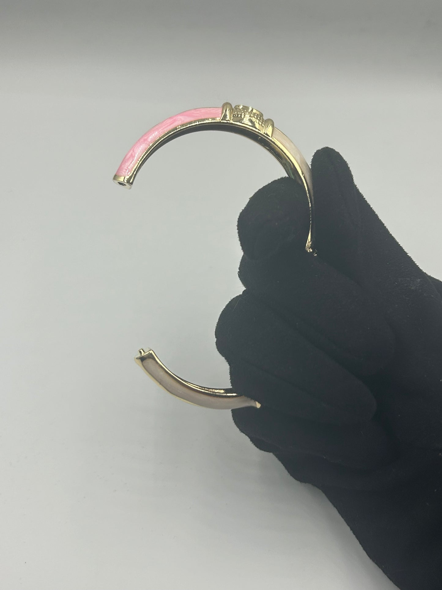 Pink geo bangle